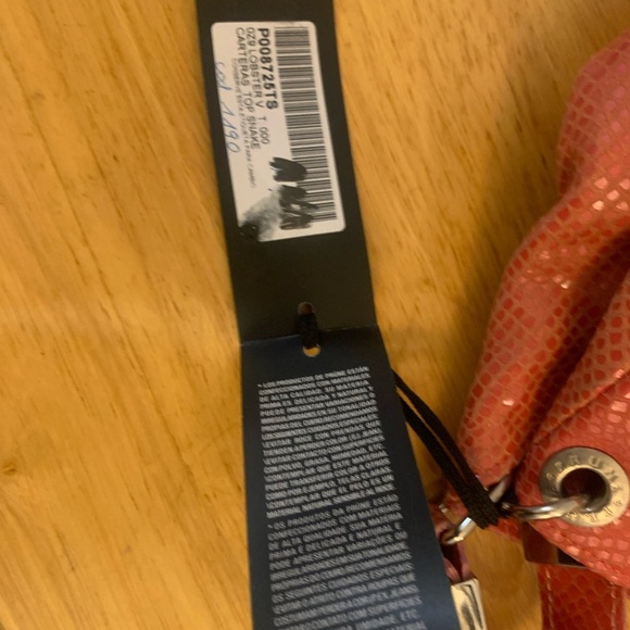 PRUNE Coral Leather Snake Print Design Shoulder Bag - Picture 4 of 13